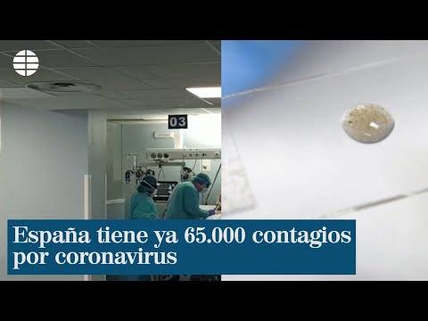 El número de contagios en España se sitúa ya en 65.000