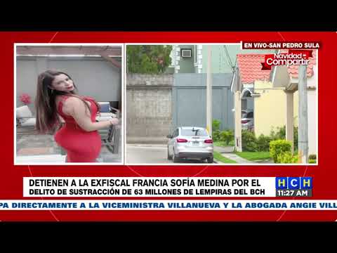 Detienen a la exfiscal Francia Sofía Medina por sustraer 63 millones de lempiras