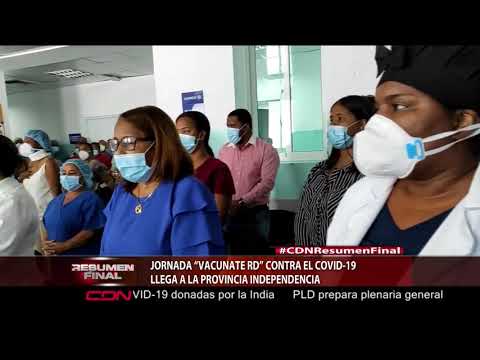 Jornada “vacunate RD” contra el COVID-19 llega a la provincia Independencia