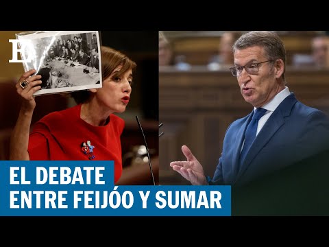 INVESTIDURA | El enfrentamiento entre Feijóo y la portavoz de Sumar, Marta Lois | EL PAÍS