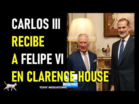 CARLOS III RECIBE A FELIPE VI EN AUDIENCIA EN CLARENCE HOUSE.