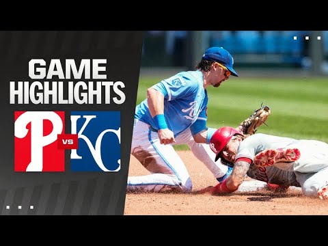 Phillies vs. Royals Game Highlights (8/25/24) | MLB Highlights