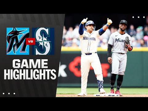Marlins vs. Mariners Game Highlights (4/27/25) | MLB Highlights