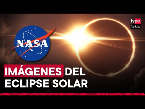 La NASA emitió imágenes del eclipse solar visto en su totalidad