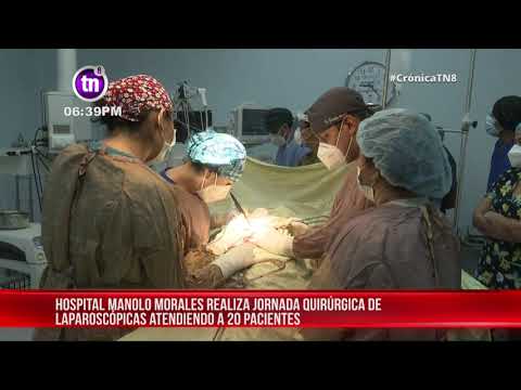Continúan las jornadas laparoscópicas en el Hospital Manolo Morales – Nicaragua