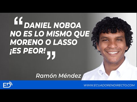 Daniel NOBOA no es lo MISMO que MORENO o LASSO ¡Es PEOR!