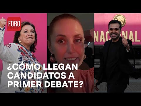 Primer debate presidencial; ¿Cómo llegan los candidatos? - Agenda Pública