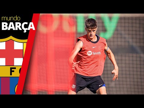 BARÇA ENTRENAMIENTO: Pau Víctor ya entrena con Hansi Flick y estará en la gira por Estados Unidos