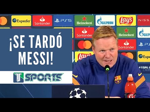 Le DIJE a Leo que HUBIERA ANOTADO antes, Ronald Koeman habla de su RELACIÓN con Messi