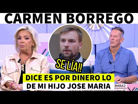 Se lía por Carmen Borrego reaparece en 'Vamos a ver' y se pronuncia sobre los ataques de su hijo