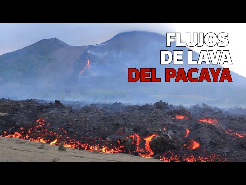Así son los flujos de lava del Volcán Pacaya que amenazaron la aldea El Patrocinio | GUATEVISIÓN