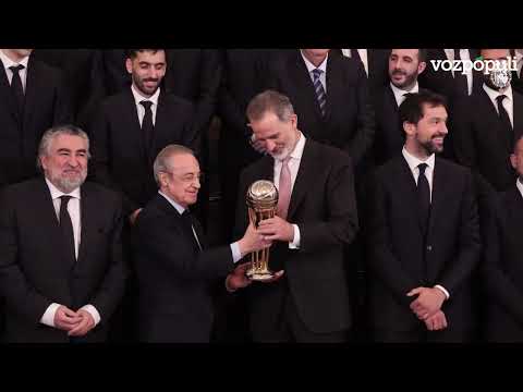 Felipe VI recibe al Real Madrid