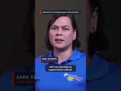 Sara Duterte to Liza Marcos: Your feelings have nothing to do with my duties as VP