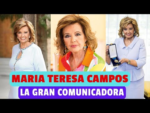 ESTA es su HISTORIA: María Teresa Campos la GRAN COMUNICADORA de la RADIO y la TELEVISION