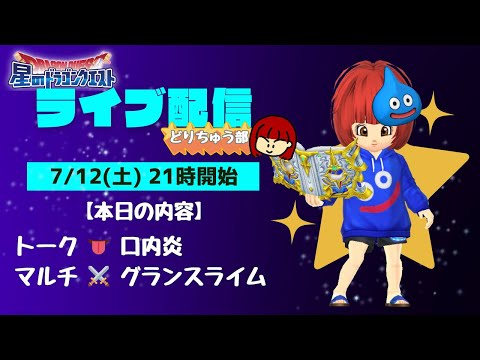 【星ドラ ライブ配信】👅口内炎 ⚔️グランスライム【参加型】