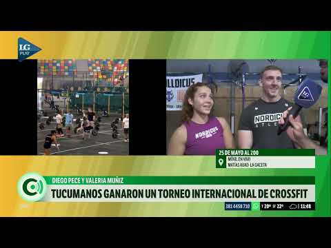 Dos tucumanos fueron los ganadores de un torneo internacional de Crossfit