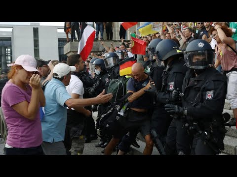 Allemagne, Paris, Londres : manifestations contre le port du masque, la tyrannie médicale