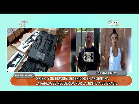 Dirisio y su esposa detenidos en Argentina