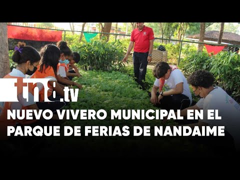 Autoridades de Nandaime realizan la inauguración del vivero municipal - Nicaragua