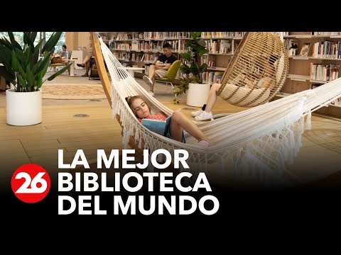 CANAL 26 DESDE ESPAÑA | La mejor biblioteca pública del mundo está en Barcelona