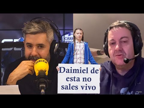 PELEA entre Antoni Daimiel y Greta Thunberg por el cambio climático... ¡UN TEST A ANTONI DAIMIEL!