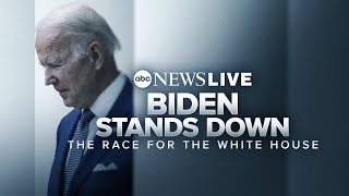 LIVE: President Biden drops out of 2024 presidential race, endorses VP Kamala Harris