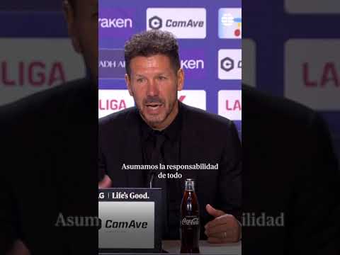 Simeone: Sanción al que tira el mechero, pero también al que provoca