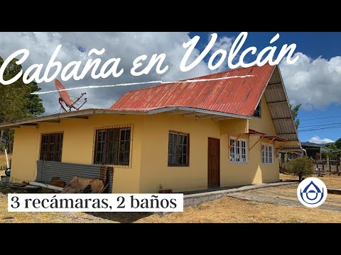 Cabaña en venta, camino a Volcán en Tierras Altas, Chiriquí – 2 opciones de compra. 6983.8183