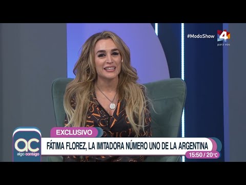 Fátima Florez llegó con todos sus personajes a Algo Contigo