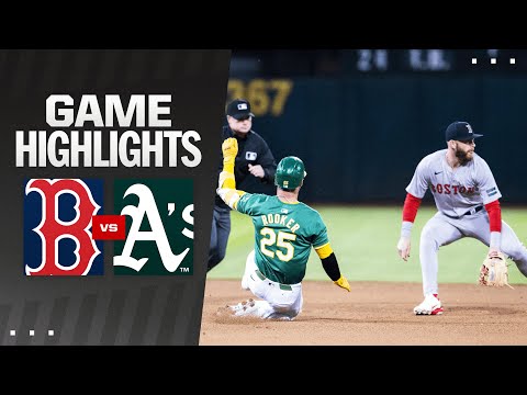 Red Sox vs. As Game Highlights (4/2/24) | MLB Highlights