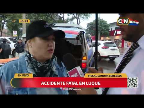 Accidente fatal en Luque