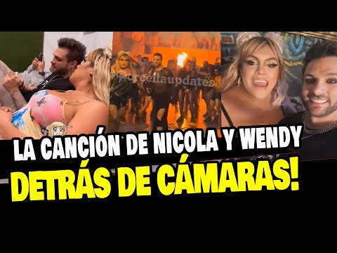 NICOLA PORCELLA Y WENDY GUEVARA GRABAN SU VIDEOCLIP DE SU PRIMER TEMA JUNTOS