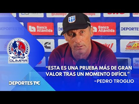 Pedro Troglio no esconde su molestia y se desahoga tras rescatar empate ante Motagua
