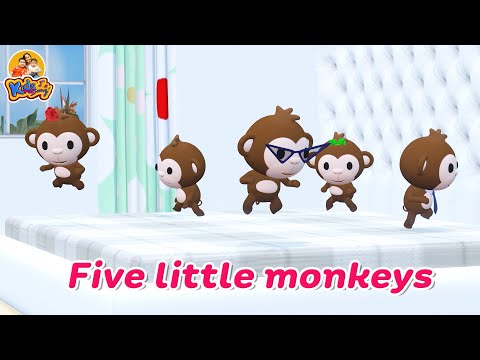 Five-Little-Monkeys-|-เพลงลิง- Five-Little-Monkeys-|-เพลงลิง-