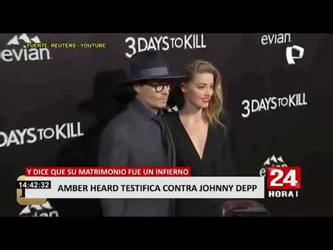 Johnny Depp: Amber Heard afirma en juicio que actor la golpeó