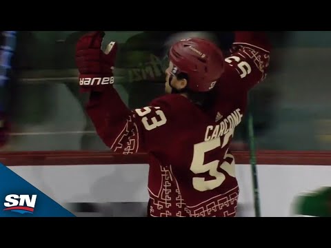 Coyotes Michael Carcone Scores Seven Seconds After Clayton Kellers Goal