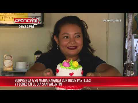 Pastelerías y floristerías con ofertan especiales para San Valentín – Nicaragua