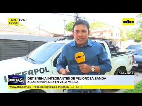 Allanan la vivienda donde residirían los argentinos buscados por Interpol