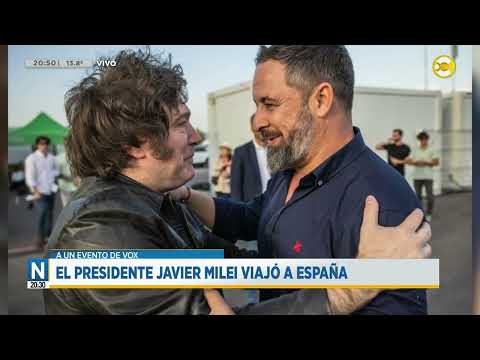 El presidente Javier Milei viajó a España ?N20:30?16-05-24