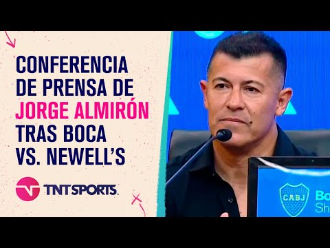 EN VIVO: Jorge Almirón habla en conferencia de prensa tras Boca vs. Newell's