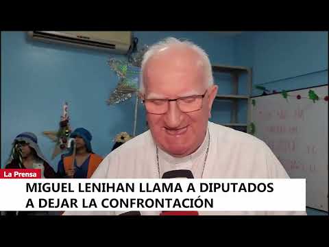 Video: Miguel Lenihan llama a diputados a dejar la confrontación