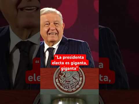 AMLO confía en que Sheinbaum hará un buen trabajo durante su gobierno #shorts