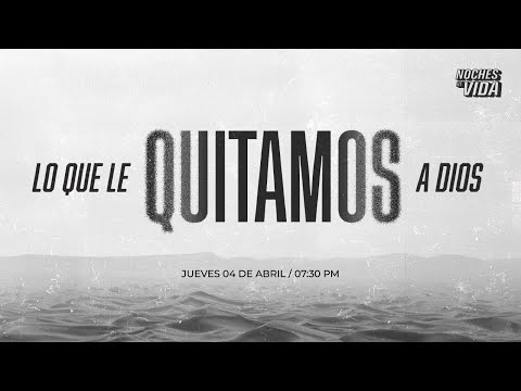 Lo que le quitamos a Dios - Pastor Eduardo Ballestero