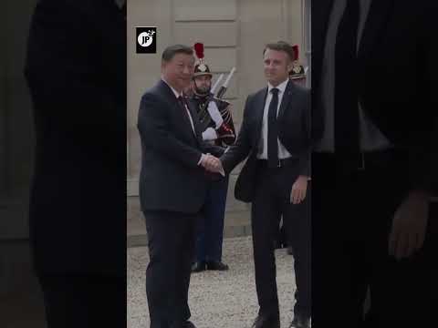 Xi Jinping y Macron sostienen encuentro en Francia
