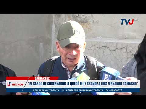 “EL CARGO DE GOBERNADOR LE QUEDÓ MUY GRANDE A LUIS FERNANDO CAMACHO”