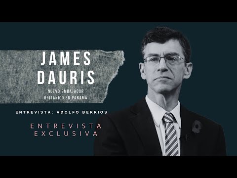 James Dauris, nuevo embajador británico en Panamá