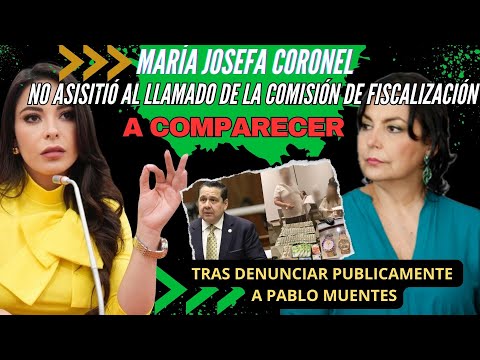 María Josefa Coronel no asistió al llamado de comparecencia de la Comisión de Fiscalización