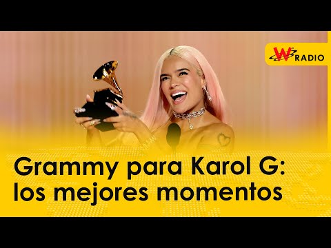 Grammy para Karol G: los mejores momentos del premio