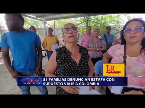 51 familias denuncian estafa con supuesto viaje a Colombia