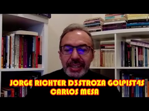 JORGE RICHTER D3RECHA INTENTARAN HACER CREER QUE HUBO FR4UDE EN LA ELECCIONES DE PRESIDENTE ARCE